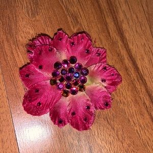 Tarina Tarantino Rhinestone Flower Clip